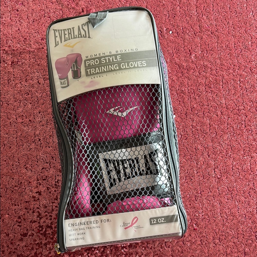 Everlast Women's Pink Training Gloves